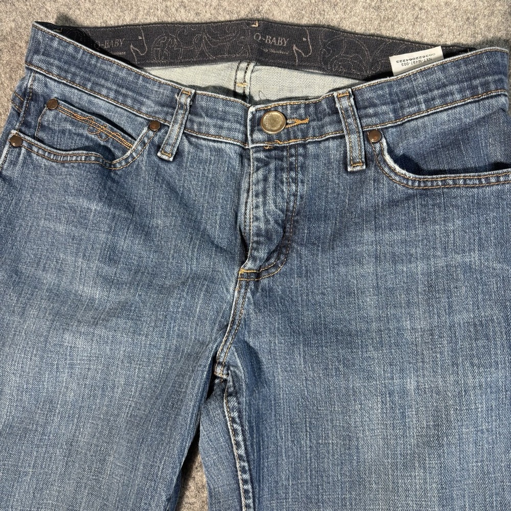 Wrangler Q Baby Bootcut Jeans Women's 7/8 x 36 (Fits 32x34.5) Riding Western - Picture 5 of 15